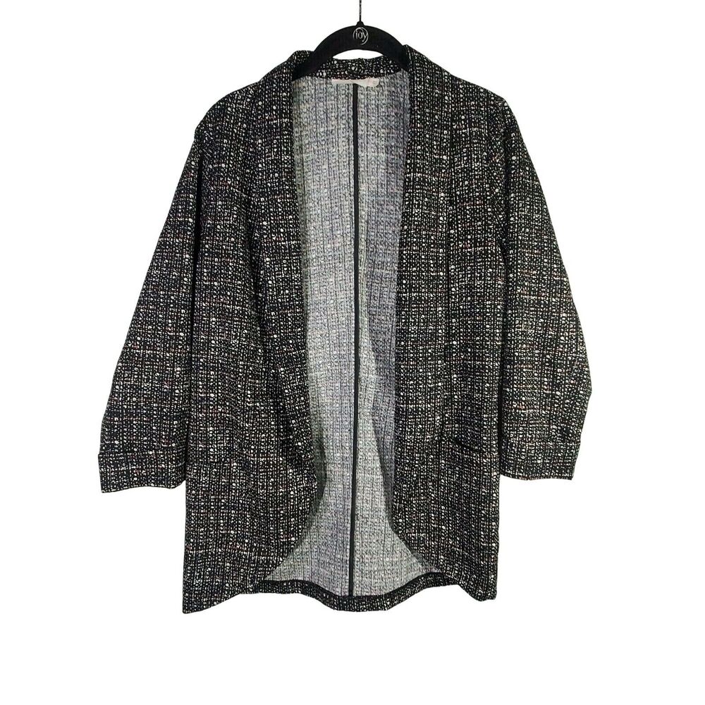 Lush Cardigan XS Womens Long Sleeve Speckled Light Weight Casual Pockets